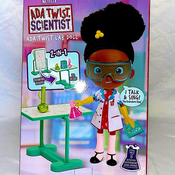 ADA TWIST, SCIENTIST.  LAB DOLL.  BRAND NEW. - Picture 3 of 3